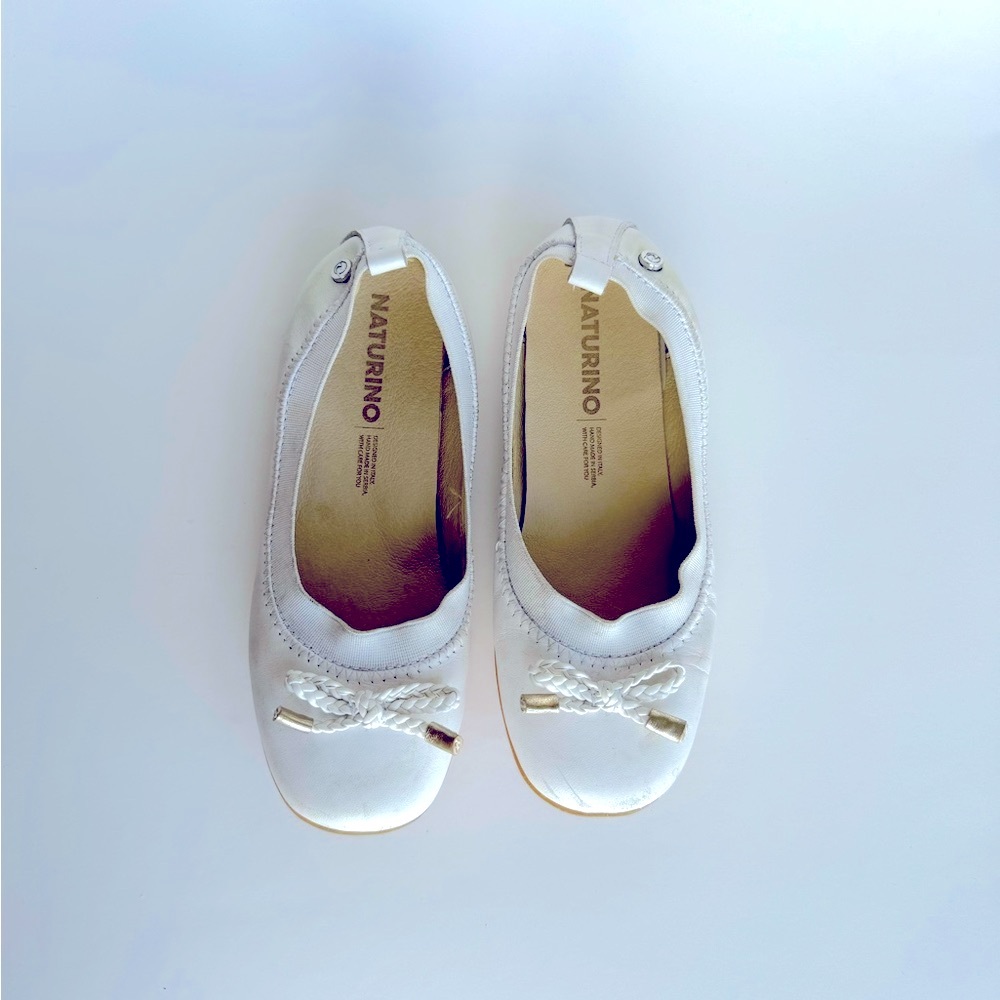 NATURINO Kids Leather Flats - Size 28 (11 US)